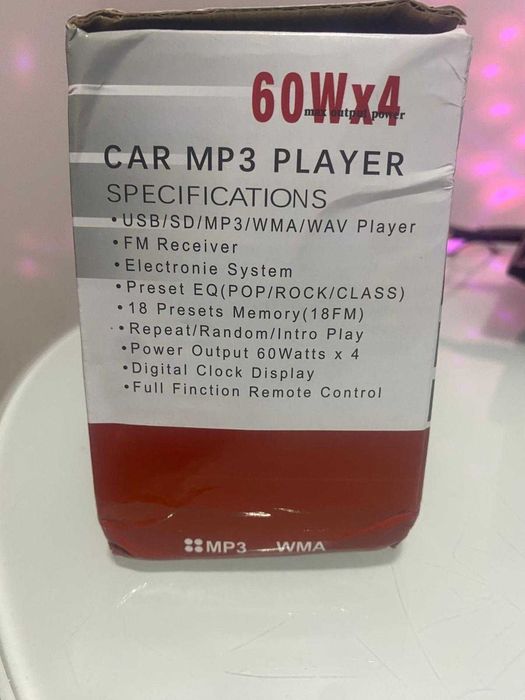 Autorádio Bluetooth novo em caixa