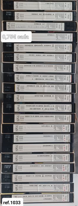 Cassetes de vídeo VHS