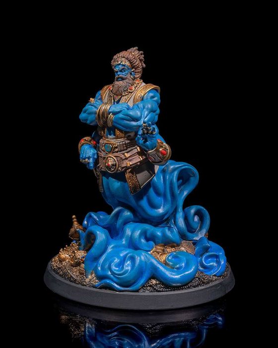 Dżin Figurka 32mm 14K zgodna z D&D