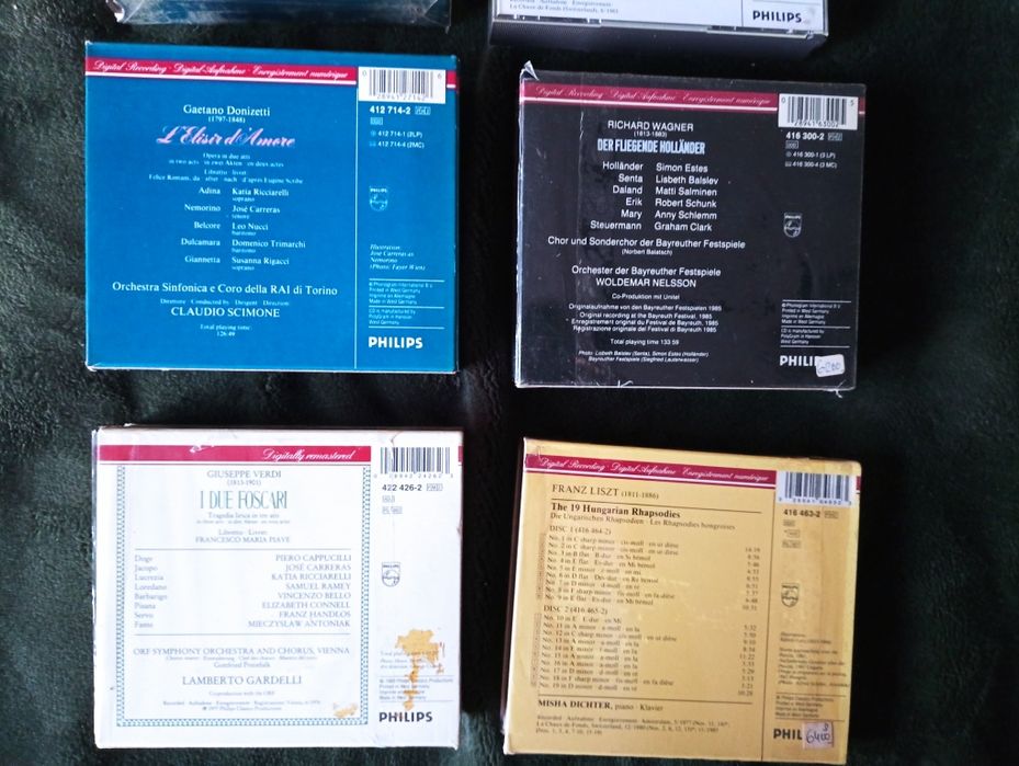 8 Coletâneas 2xCD  Musica Clássica - Selo Philips