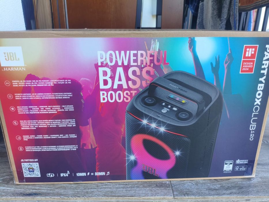 Głośnik JBL PartyBox club 120,nowy, gwarancja