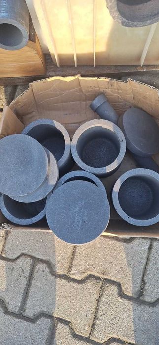 grafit czysty materiał wałki rury krążki tygle