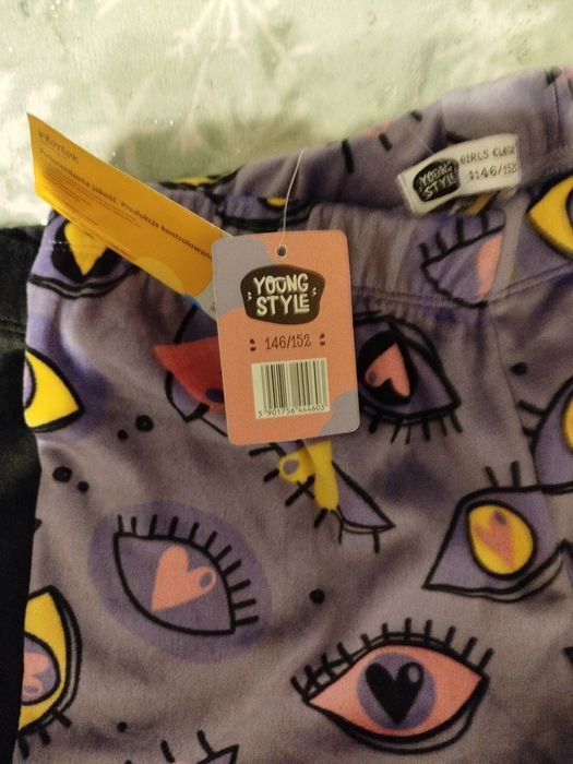 Getry z meszkiem dla dziewczynki 146/152