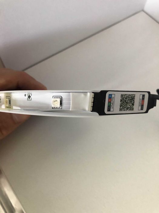 Taśma LED 5m RGB z pilotem aplikacją na telefon, USB, elastyczna