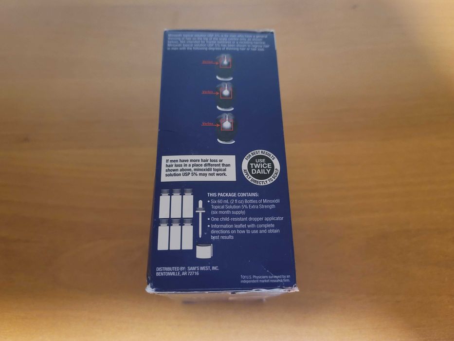 Member’s Mark Minoxidil 5% Líquido Tópico (6 Meses) - O "Gémeo" do Kirkland