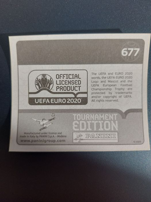 Cromo Euro 2020 João Félix n. 677