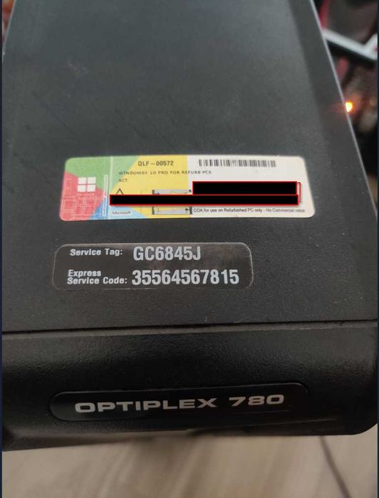 Super zestaw, mało używany: Dell Optiplex 780 (Win10) +mysz/klawiatura