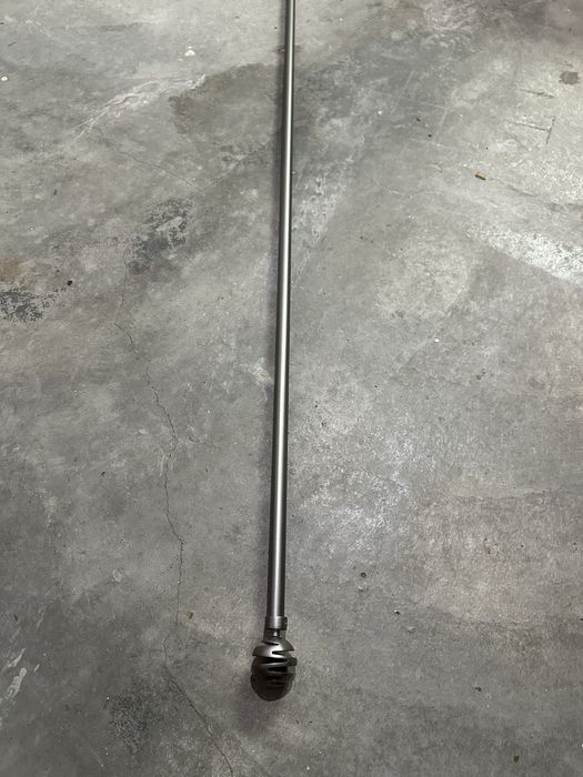 Kit Varão cinza Extensível 210-380cm
