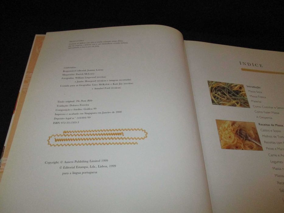 Livro Manual Prático de Massas Jeni Wright Estampa