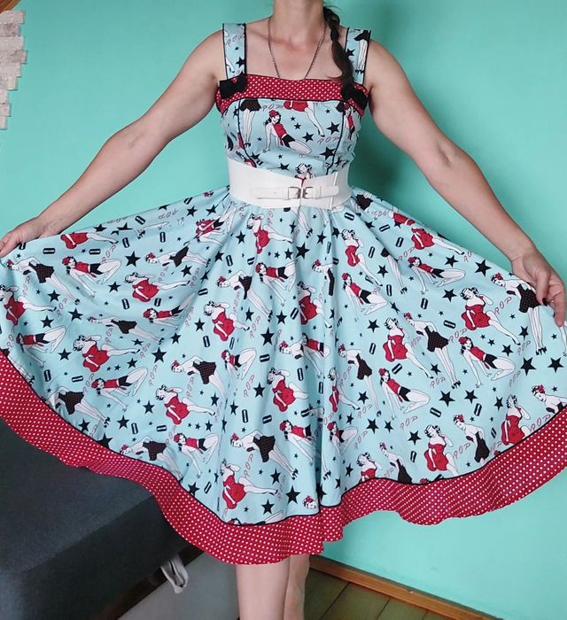 Сукня pinup з дуже гарними принцом