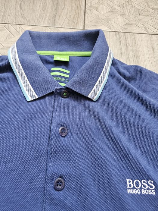 Оригінальна футболка ,поло Hugo Boss Paddy Modern Fit (Розмір XL) синя