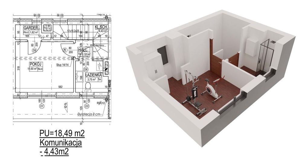 80m2 +ogródek WAWA WAWER 0czynsz panele foto rekuperator