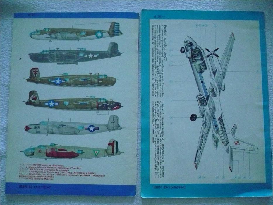 Bombowiec B-25 Mitchell+ Transportowy AN-26, seria TBU, 2 szt.
