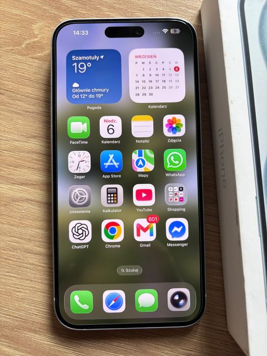 iPhone 15plus 128gb biały