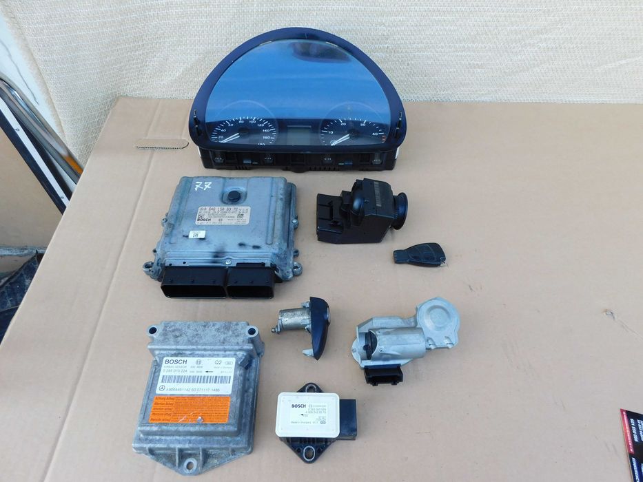 Zestaw Startowy Sprinter 906 2.2 CDI A6461506372 Licznik Stacyjka Kluczyk OEM