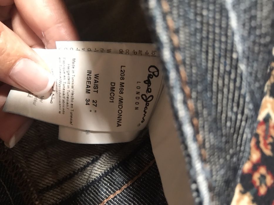 Top/túnica camel zara M/L e calça de ganga escura pepe jeans