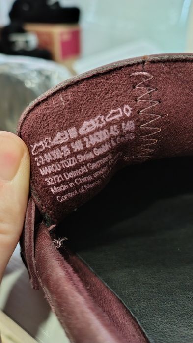 Marco Tozzi skórzane damskie mokasyny rozmiar 37