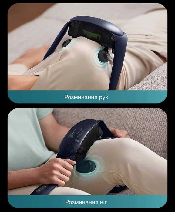 Универсальный роликовый массажер Philips для спины, шеи и плеч