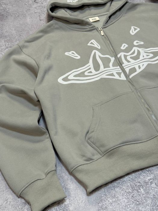 Кофта broken planets, Zip hoodie broken planets