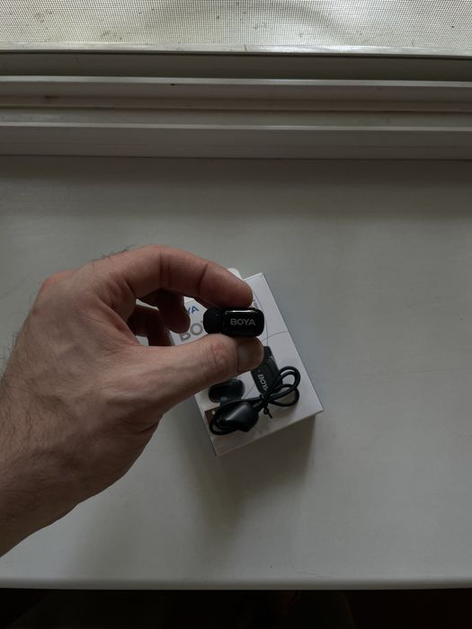 Бездротовий петличний мікрофон BOYA mini Lightning для iPhone