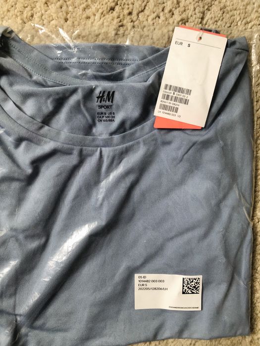 H&M hm sport спортивна футболка жіноча  S