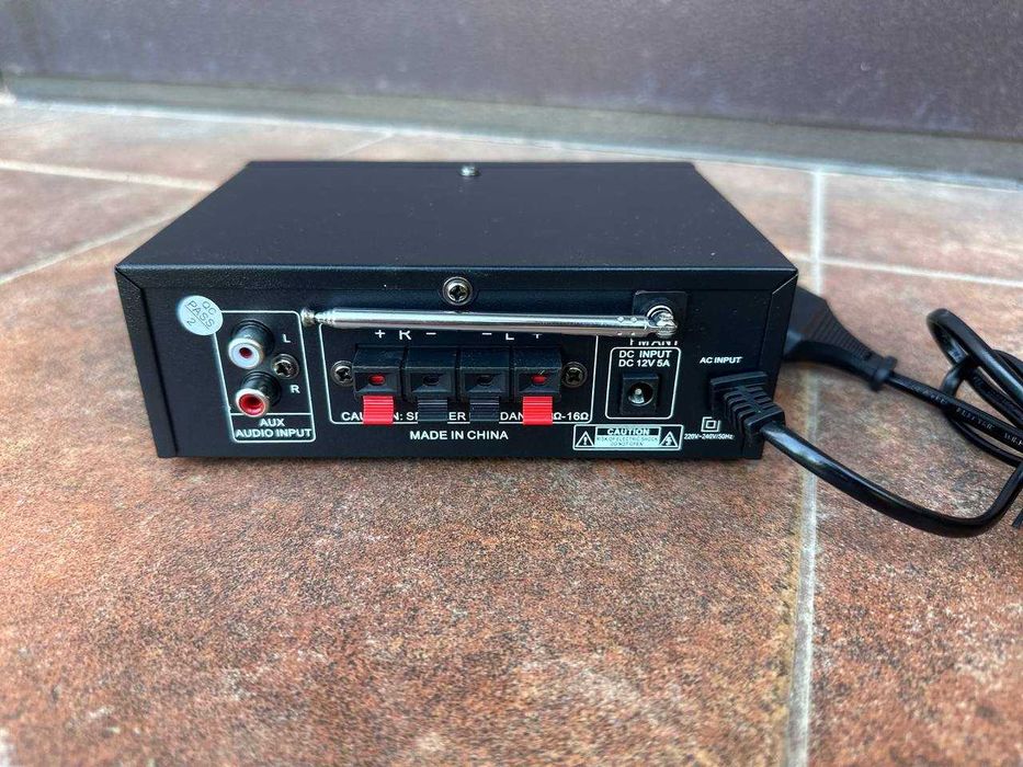 Усилитель звука, підсилювач. Мощность 2 х 250w. Радиоприемник. 12-220w