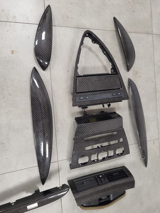 Listwy Dekory bmw 6 m6 e63 e64 v10 507km Carbon Europa