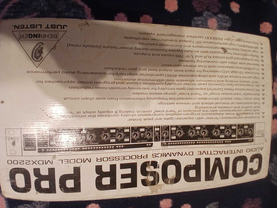 Компрессор COMPOSER PRO MDX2200