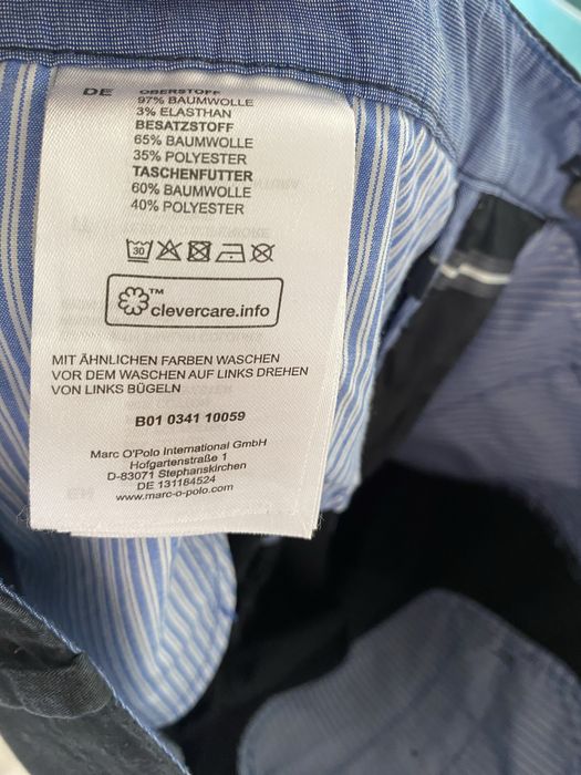 Spodnie czarne klasyczne Marc O’Polo 38