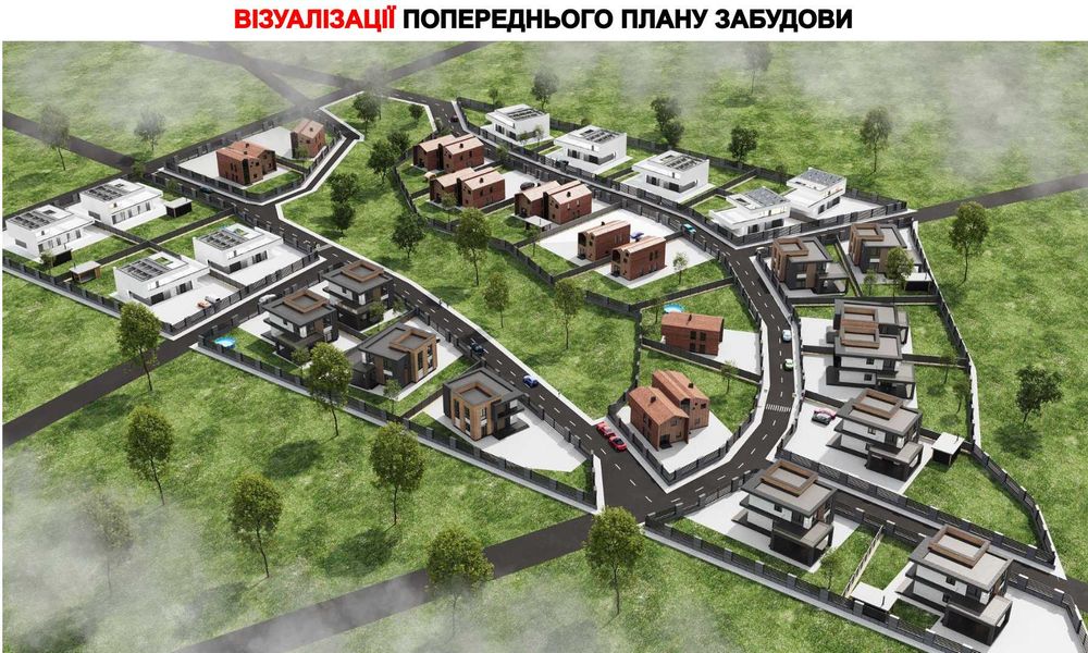 Продаж ділянки під інвестицію/котеджне містечко в мальовничому місці