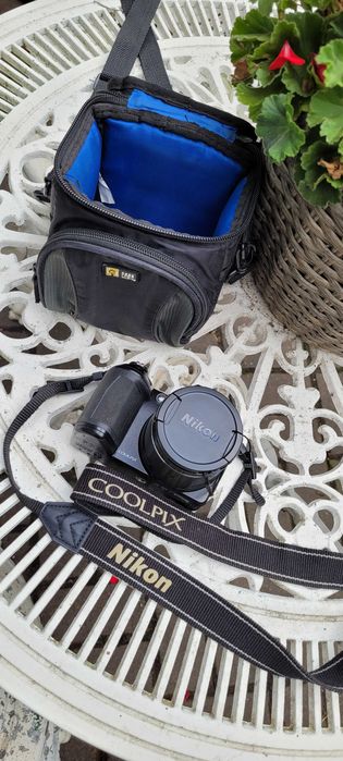 Aparat Nikon COOLPIX L120 | Stan bdb | Zoom 21x + Torba Case Logic + Karta 8GB