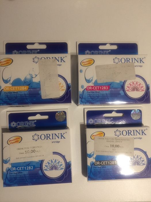 Zestaw 4 tuszy ORINK