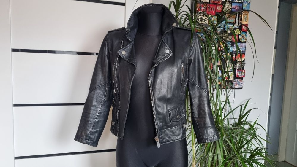 Katana kurtka ramoneska  skóra naturalna rozmiar XS