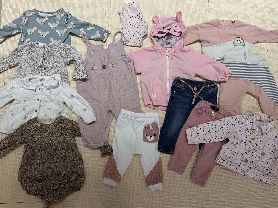 Речі для дівчинки 6-9 місяців