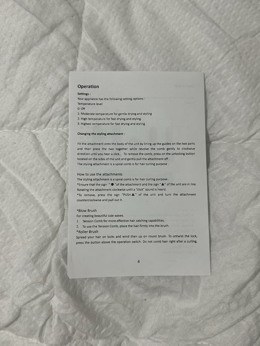 Escova modeladora 6 em 1