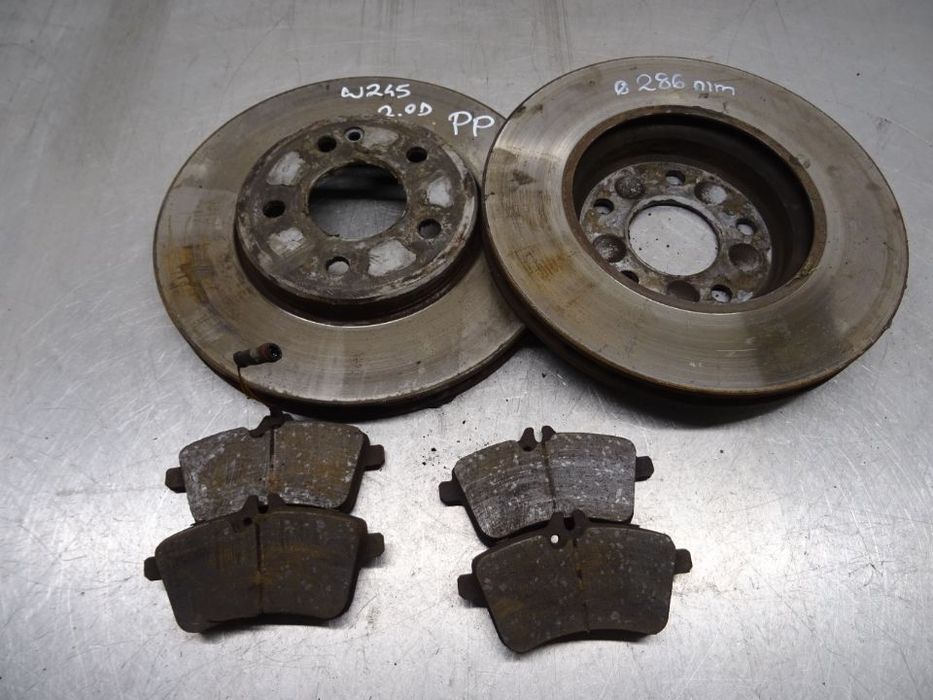 MERCEDES W245 05-08 2.0 CDI TARCZE HAMULCOWE PRAWY LEWY PRZÓD