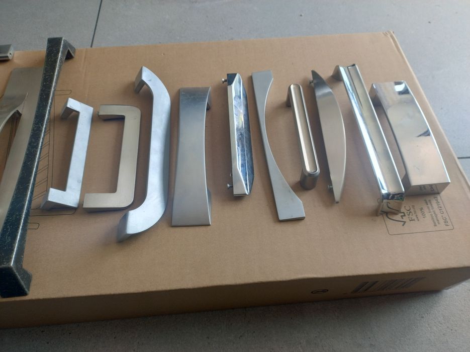 Uchwyt meblowy pojedynczych stal chrom reling gałka