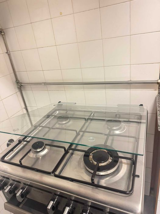 Fogão Telefac 60 cm: Gás Natural + Forno Elétrico | Como Novo