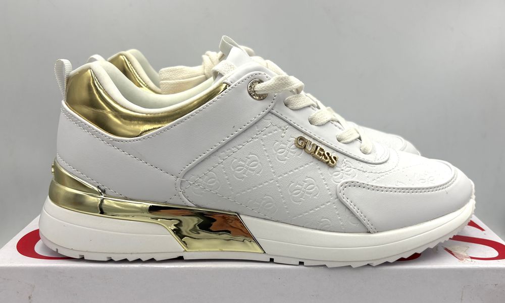 ‼️Nowe oryginalne sneakersy GUESS Marlyn białe 40 AZ 183 buty damskie