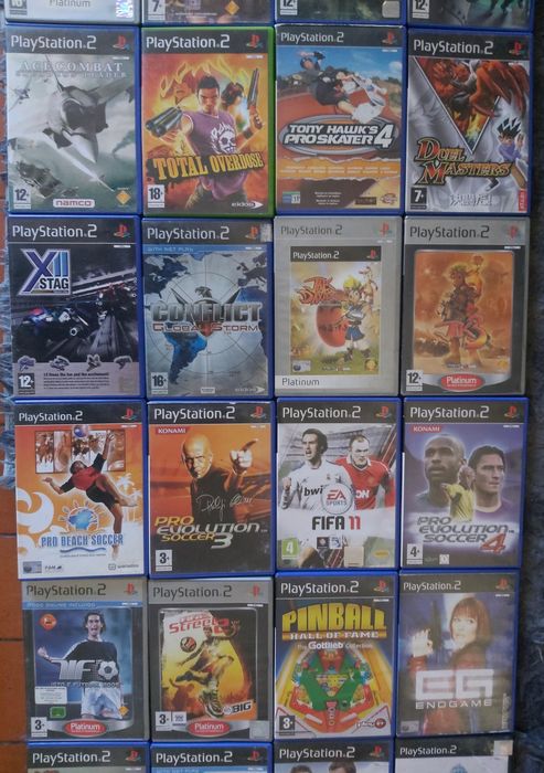 Ps2 vários jogos.