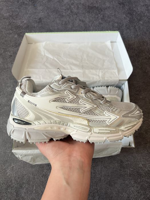 Кросівки Off-white be right back silver
