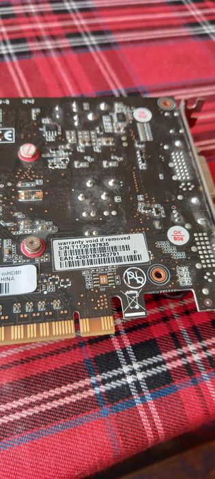 Видеокарта нерабочая. GTX650.