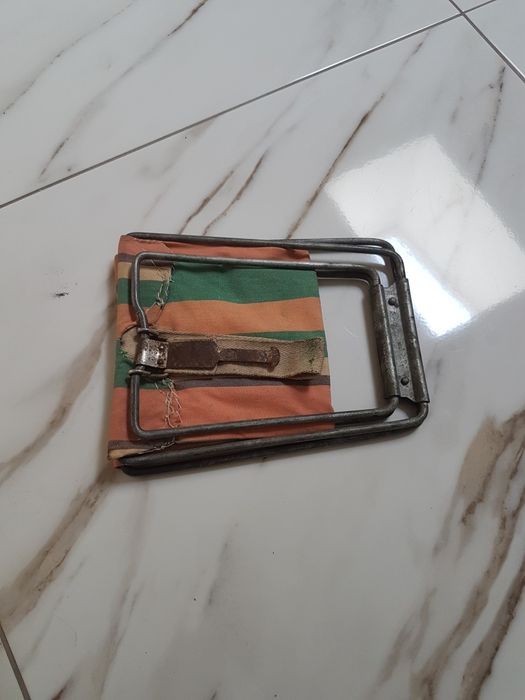 Stołek krzesełko siedzisko wędkarskie ryby PRL