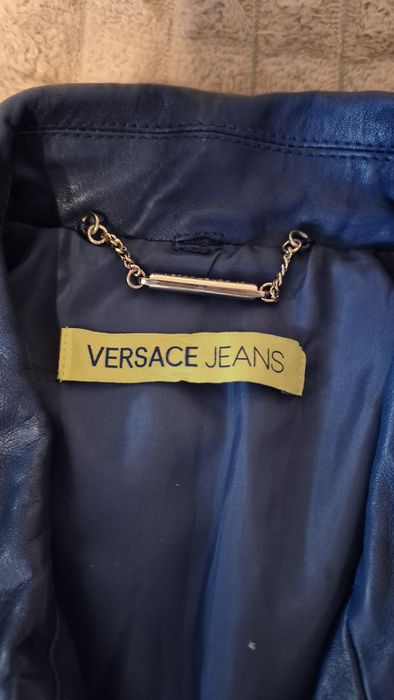 Шкіряна куртка Versace Jeans
