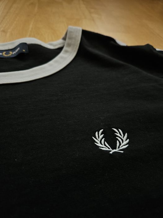 Fred Perry Czarna Koszulka