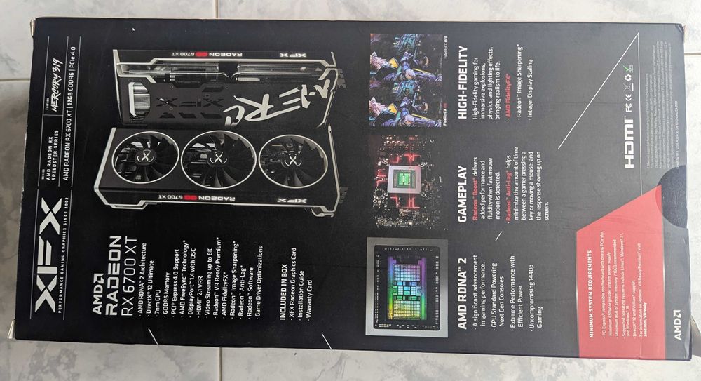 Placa Gráfica AMD Radeon RX 6700 XT