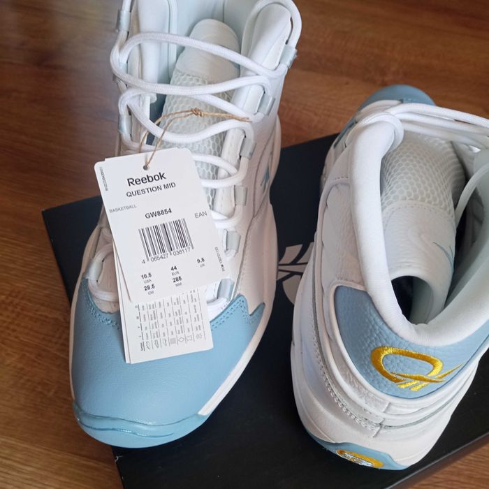 Biało - niebieskie buty Reebok