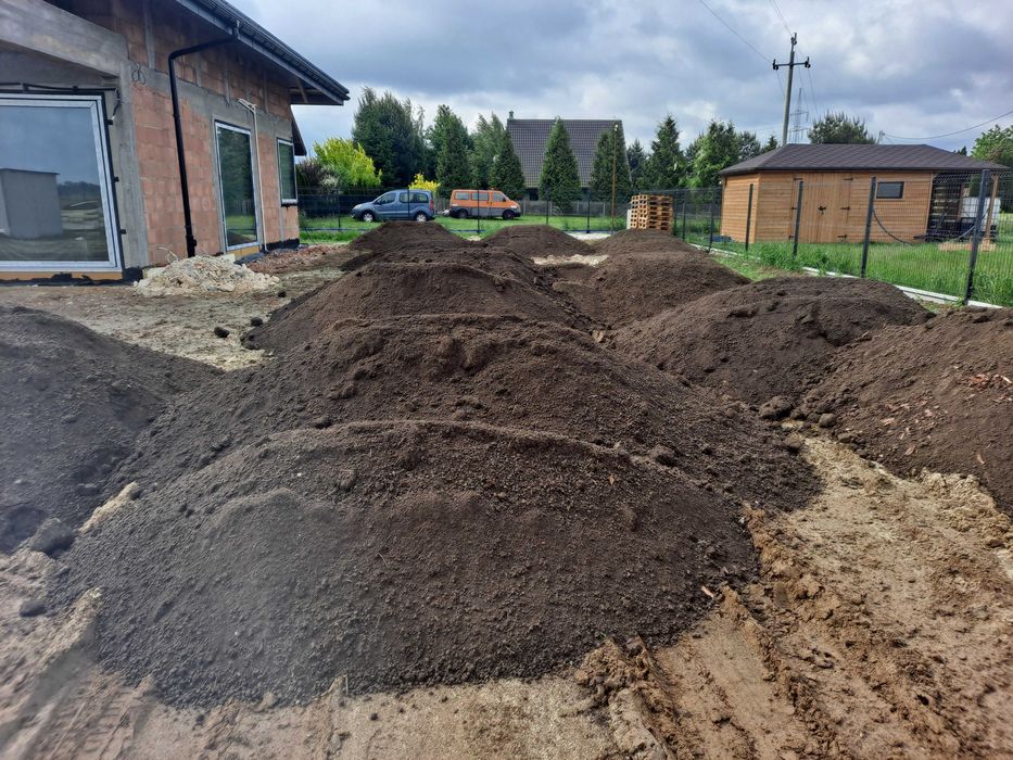 Ziemi ogrodowa siana czarnoziem humus KRAKÓW i okolice mała wywrotka
