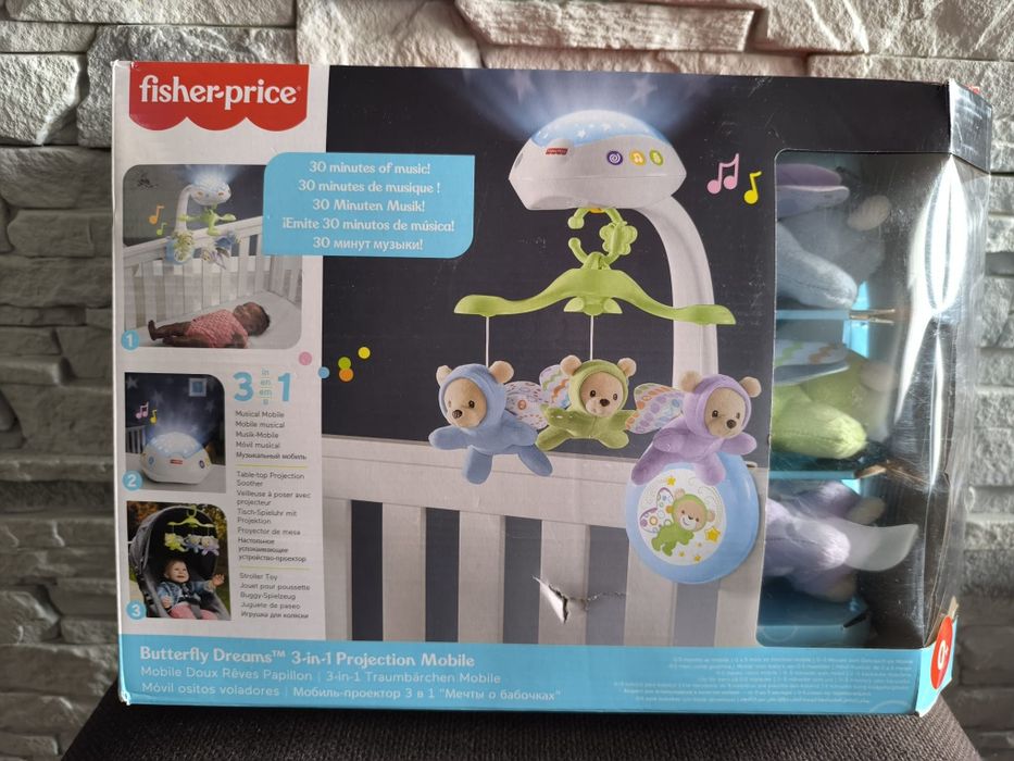 Karuzela do łóżeczka Fischer Price NOWA