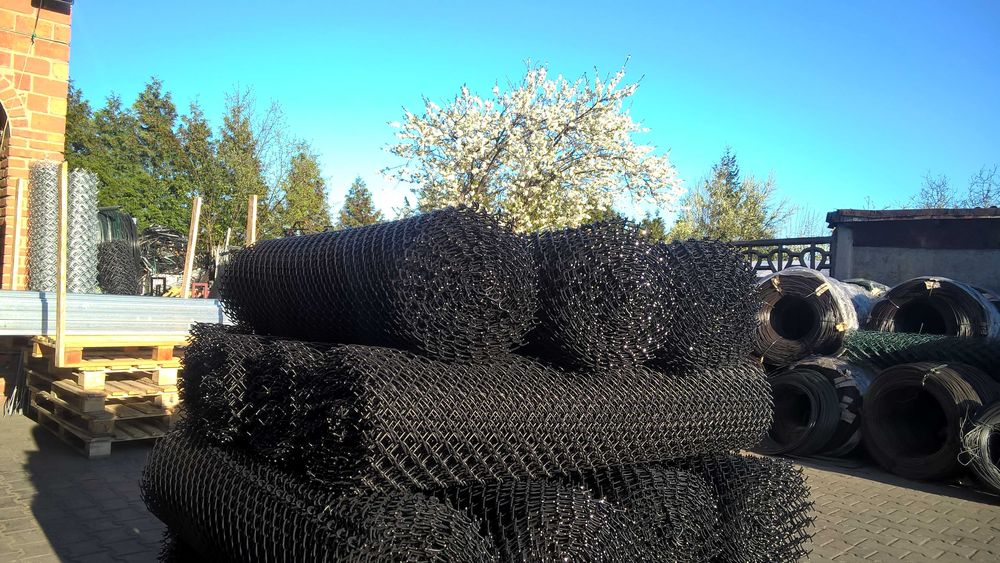 ANTRACYT Siatka Ogrodzeniowa PCV Grafitowa 3.1mm 1,5x10m tylko 135zł